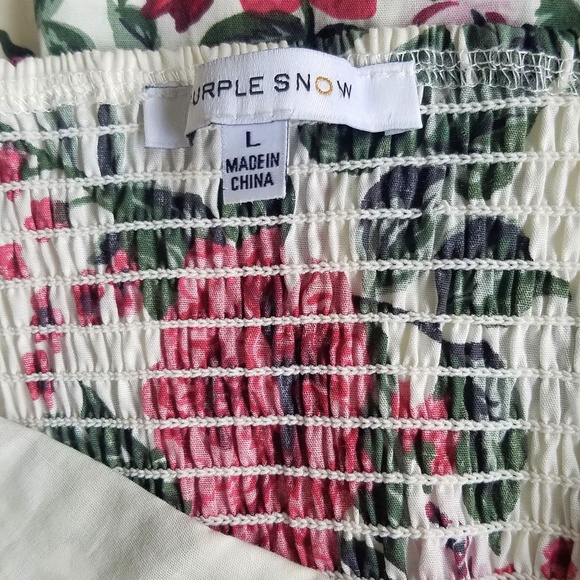 ♛ Purple Snow Dress Size M/L - Picture 6 of 6